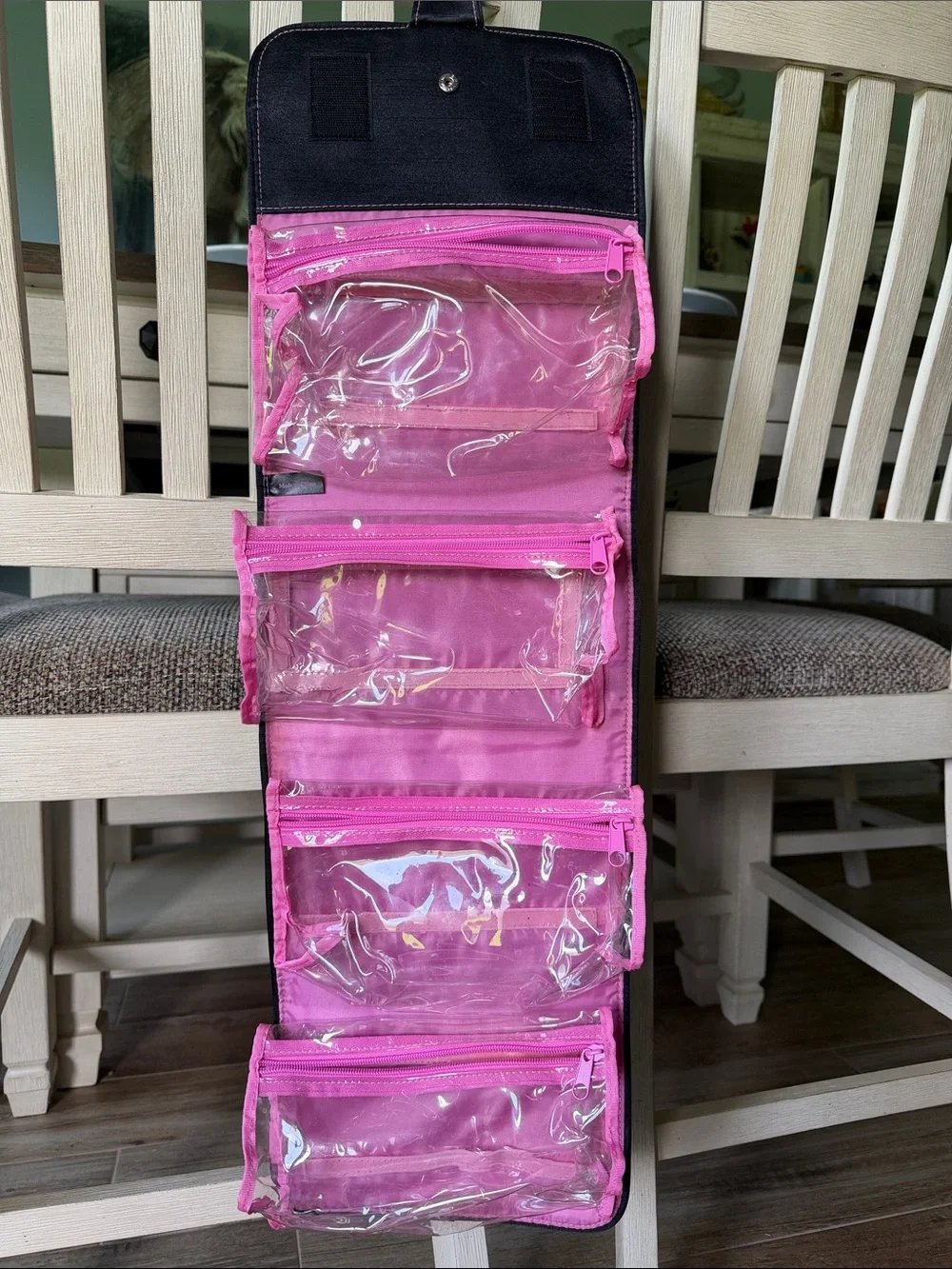 Mary Kay Pink Clear Hanging Makeup Organizer